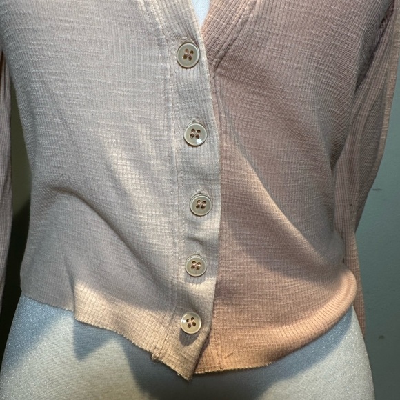 Pink two toned button down - Picture 2 of 3